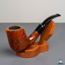 Handmade Karl Erik Freehand High Grade 1 Partially Rusticated Bent Saddle Stem picture