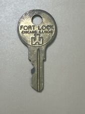 Vintage Factory FORT LOCK Key #325 picture