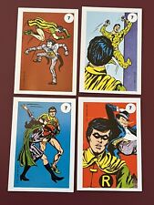 VINTAGE LOT OF 4 - 1978 DC COMICS ROBIN CARDS picture