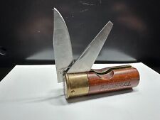 Vintage FEDERAL 12GA PHEASANT HUNTING SHOTGUN SHELL ~ 2 Blade Pocket Knife picture