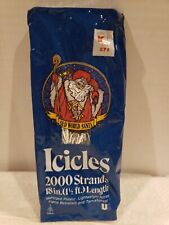 Vintage NOS Christmas Tree Plastic Icicles Tinsel 2000 Strands 18 In.  picture