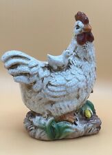 Vintage Hen And Chicks Figurine - Crackle Glaze - French Country/Farmhouse Decor picture