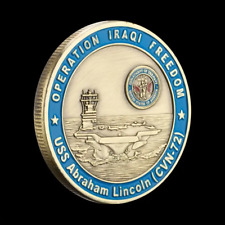 USS Abraham Lincoln Challenge Coin - Excellent Gift -  US to US picture