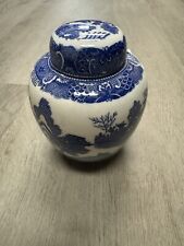Vintage Ginger Jar Blue Porcelain picture