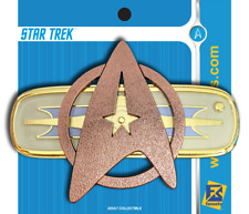STAR TREK: THE WRATH OF KHAN 1:1 Licensed Pin-Backed Badge *FREE USA SHIPPING* picture
