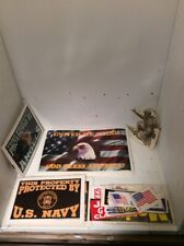 Huge Lot of U.S Military Bumper Stickers Signs Etc.  (42 pcs) picture