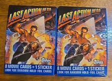 2 -Last Action Hero Trading Cards Two Wax Packs. Factory Sealed, 1993, Topps picture