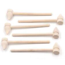 Teensery 10 Pcs Mini Wooden Hammers Small Pointed Mallets for Cracking Chocol... picture