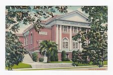 First Baptist Church Dothan Alabama Linen Postcard picture
