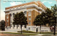 Postcard Ivanhoe Masonic Temple in Kansas City, Maine picture