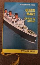 RMS Queen Mary Feb 18 1966 Passenger List Cruise to Nassau picture
