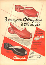 1945 vintage Footwear AD OOMPHIES 3 styles leisure shoes 082618 picture
