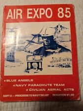 Air Expo 85 NAS Patuxant River MD Program picture