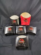 Vintage Burger King Lost World Jurassic Park 1997 french fry holder lot of 6 picture