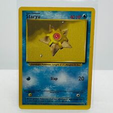 Pokémon Staryu 65/102 Base Set Unlimited Pokemon 1999 WOTC Common Card LP-NM picture