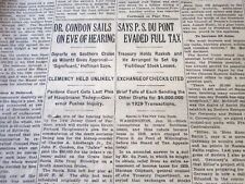 1936 JANUARY 11 NEW YORK TIMES - DR. CONDON SAILS ON EVE OF HEARING - NT 6348 picture