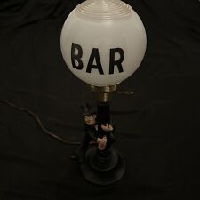 Vintage Charlie Chaplin Bar Lamp Works Great No Breaks picture