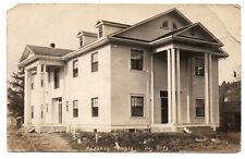 Antique RPPC postcard MASONIC TEMPLE BUILDING Masons hall BAY CITY, OREGON 1920s picture