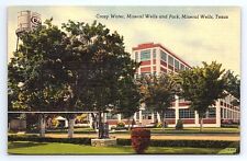 Postcard Crazy Water Mineral Wells and Park Texas picture