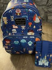 Disney Parks Loungefly Mini Backpack And Wallet picture