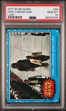1977 STAR WARS #55 HAN CHEWIE AND LUKE PSA 10 picture