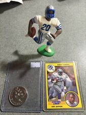1991 Kenner Starting Lineup BARRY SANDERS OPEN FIGURE WITH CARD AND COIN picture