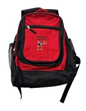 Walt Disney Imagineering Exclusive Sorcerer Mickey Mouse Backpack Laptop Bag Red picture