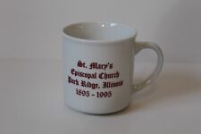 1995 St. Mary's Episcopal Church Park Ridge, IL 100 Yr  Commemorative Coffee Mug picture