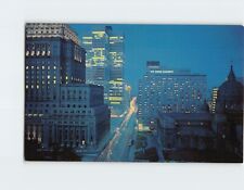 Postcard Night view of Dorchester Street looking east, Montreal, Canada picture