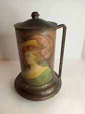 Antique Victorian Ridgeways 5 O'Clock Tea Tin Missing Handle picture