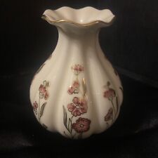 Zsolnay Pecs Hungary Porcelain Floral Hand Painted Vase 4.5” picture