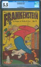 Frankenstein Comics #13 (1948) ⭐ CGC 5.5 ⭐ Rare Golden Age Prize Comic picture