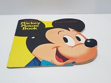 Vintage 1974 Golden Shape Book Mickey Mouse Walt Disney picture