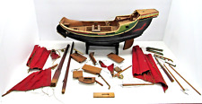 CHINESE JADEDNESS Ship Wood Wells Collection Model Red Sails High Detail WX picture
