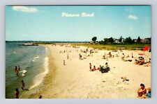 Waterford CT-Connecticut, Aerial Pleasure Beach, Antique, Vintage Postcard picture