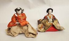 Vintage Antique Japanese Hina Dolls Couple picture