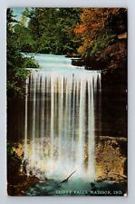 Madison IN-Indiana, Clifty Falls, Antique, Vintage c1927 Postcard picture