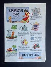 Vintage 1943 Clapp’s Baby Food Print Ad picture