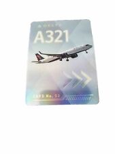 Delta Airlines Pilot Trading Card #58 Airbus A321 2022 Collectible Card picture