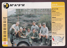 MASH M*A*S*H* TV Show Cast Alan Alda Loretta Swit GROLIER STORY OF AMERICA CARD picture