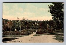 Barre VT-Vermont, Currier Park, Antique, Vintage Souvenir Postcard picture