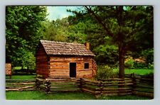Hodgenville KY-Kentucky, Abraham Lincoln's Boyhood Home, c1960 Vintage Postcard picture
