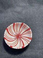 Vtg. Hallmark peppermint candy cane  Candy Dish (L) picture