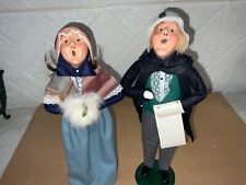 Byers Choice Caroler’s Set of 2 1989 13” Matching Carolers picture