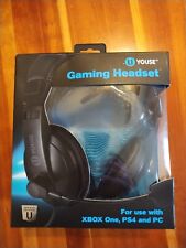 U Youse Gaming Headset With Boom Mic For PS4/XBOX/PC New With Open Box picture