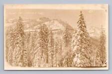 SPRR Railroad Snowsheds RPPC Summit California Sierra County Photo Tahoe ~1920s picture
