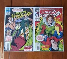The Amazing Spider-Man Issues 386 & 387 1994 Marvel Mark Bagley Vulture picture