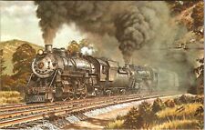 The 4633, Class Q4b 2-8-2, Train, Transportation, Vintage Postcard picture