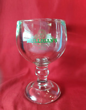 MULLIGAN's Pub Clear Thick Glass Chalice Fishbowl XL Drink Goblet Vintage Ohio picture