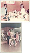 1970s MS Boheme Cruise~Dinner~Party~Dancing~2 VTG Photographs w/ Envelope picture